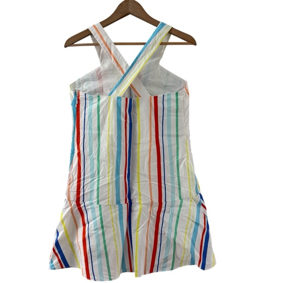 Crosby by Mollie Burch Rainbow Striped Mini Dress Size Small - Picture 2 of 8